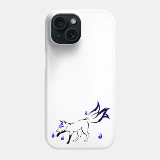 Kitsune (blue) Phone Case