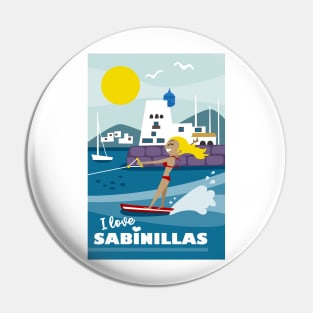 I Love Sabinillas Pin