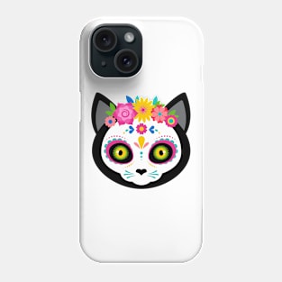 Skull Cat Design Phone Case