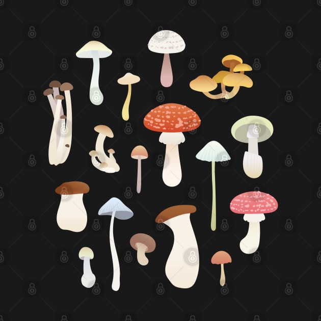 dreamy mushrooms by Noristudio