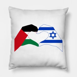 We Heart Palestine & Israel Patriot Series Pillow