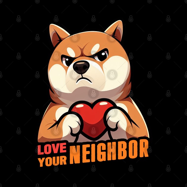 Love Your Neighbor by Plushism