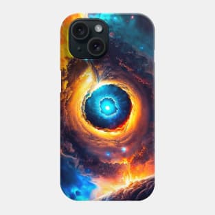 Black Hole Yellow Phone Case