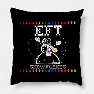 EFT Snowflakes Pillow