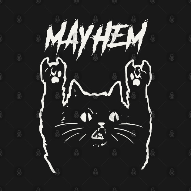 mayhem metal cat by bubur ayam