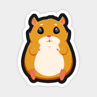 Hamster  No.5 Pale Pink Magnet