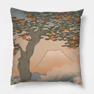 Japanese Orange Tree Pillow