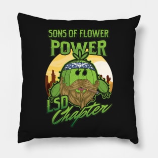 Sons of Flower Power-funny Biker Gift-Rider Gift Pillow