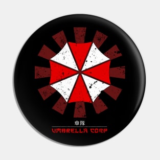 Umbrella Corp Retro Japanese Resident Evil Pin