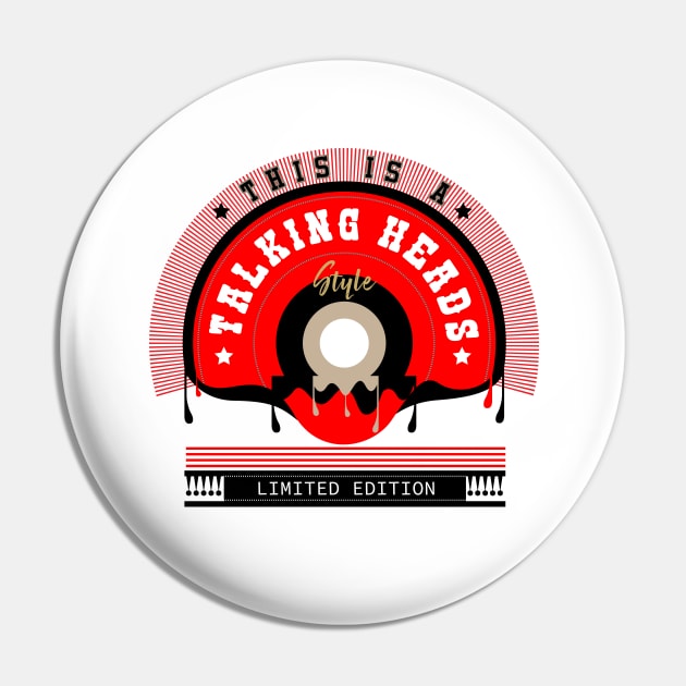 Talking Heads Name Style Pin by Suryaraj