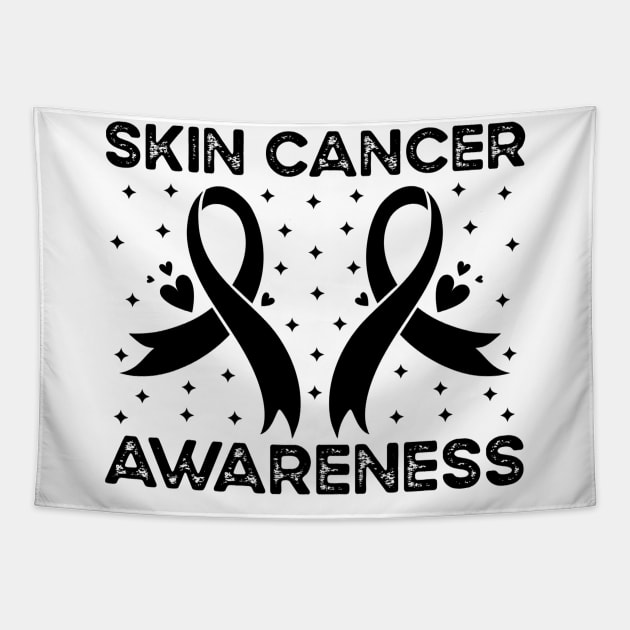 Skin Cancer Awareness Tapestry by Geek-Down-Apparel