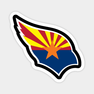 Arizona Cardinals Fully Infused Flag Magnet