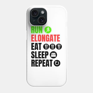 Run, elongate, repeat Phone Case