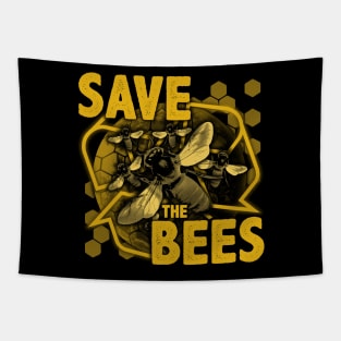 Save The Bees Environment Protection Tapestry