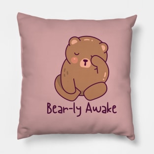 Bear-ly Awake Pillow