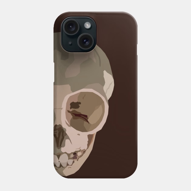 Gibbon skull Phone Case by BattleBirdProductions