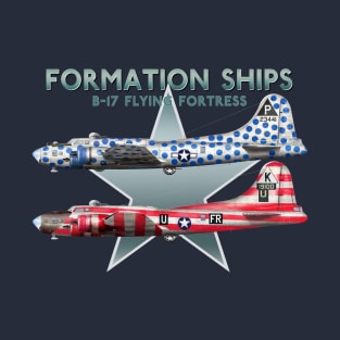 Formation Ships B-17 Flying Fortress T-Shirt