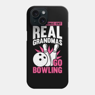 Bowling Player Grandma Bowler Grandmother Gift Phone Case