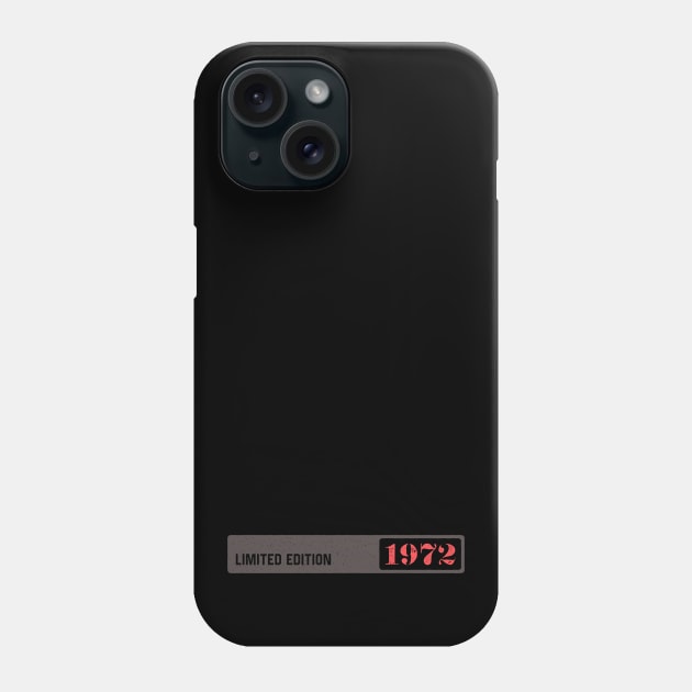 Limited Edition 1972 Phone Case by attadesign