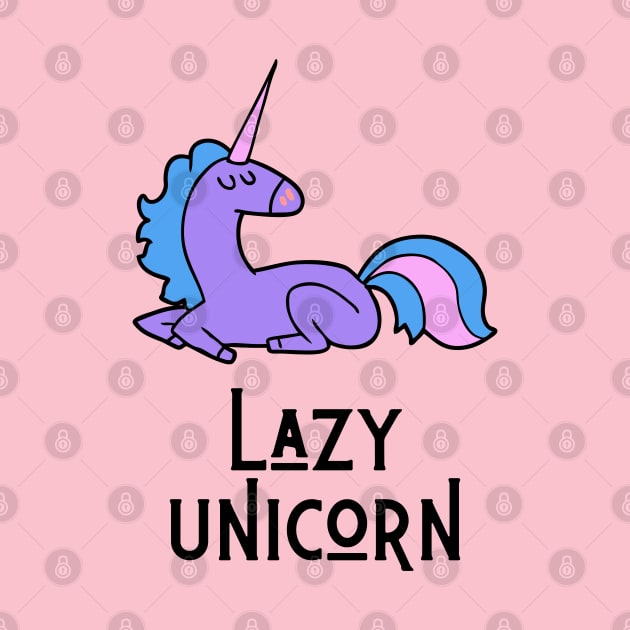 Lazy Unicorn by littleprints