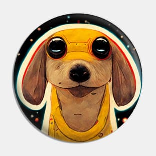 Space Doggo Pin