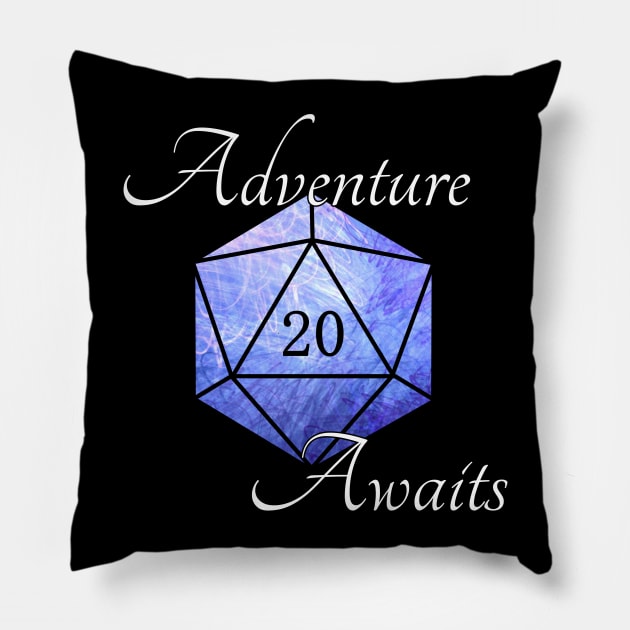 Adventure Awaits Pillow by Olooriel