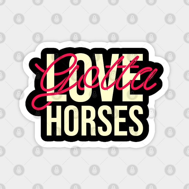 Horses lovers gifts Magnet by SerenityByAlex