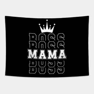 Boss Mom Royalty Tapestry