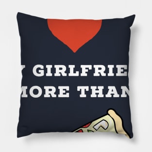 Pizza and Girlfriend Pillow