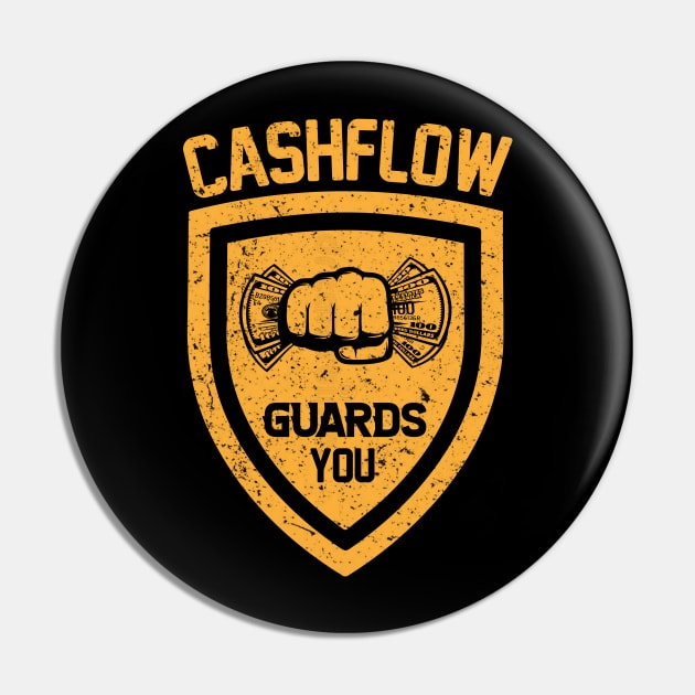 Cashflow Guards You Pin by Cashflow-Fashion 