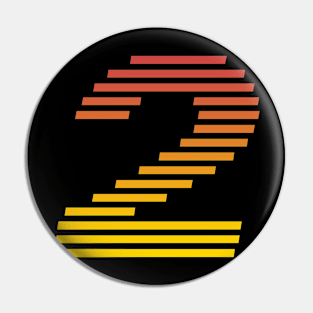 2 - Number Two - Retro Pin