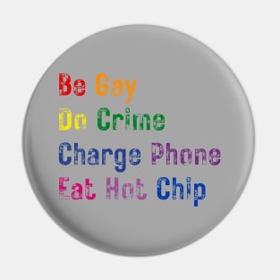 Gay Agenda Pin