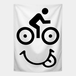 Bike face Tapestry