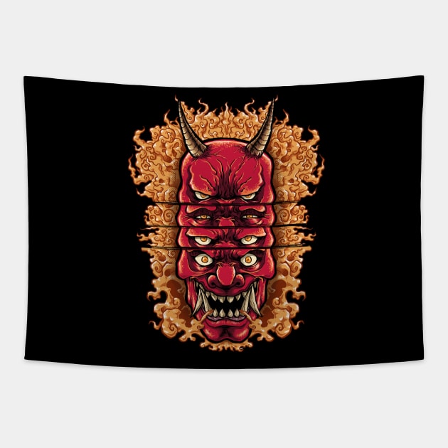 Oni Tapestry by FangZ