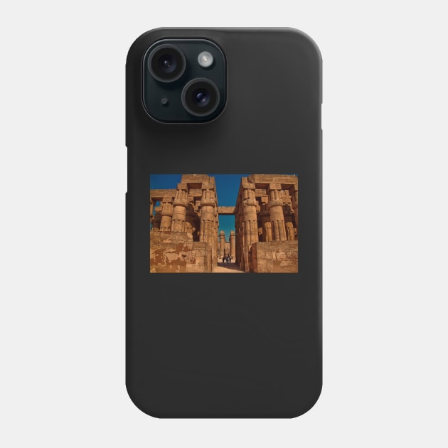 Egypt. Luxor. Luxor Temple. Hypostyle Hall. Phone Case by vadim19