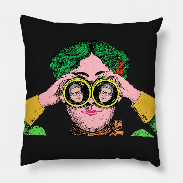 Gold Hunting Pillow by VultureVomitInc