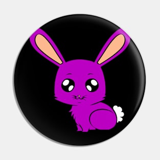 Sweet purple rabbit Pin