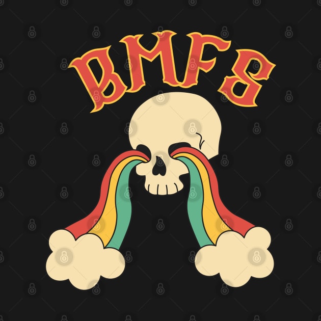 Billy Strings Skull Fuzzy Rainbow by GypsyBluegrassDesigns