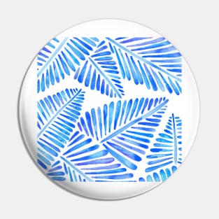 Blue Banana Leaves Pin