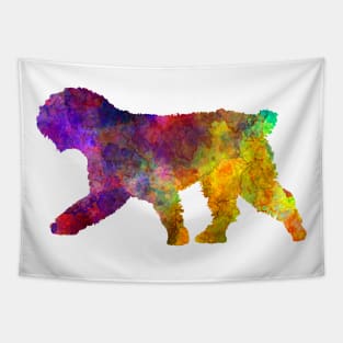 Spanish Water Dog in watercolor Tapestry