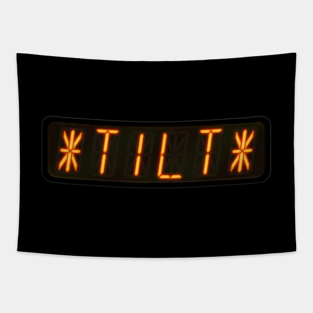 *TILT* Pinball Display Tapestry by Arcade Tees