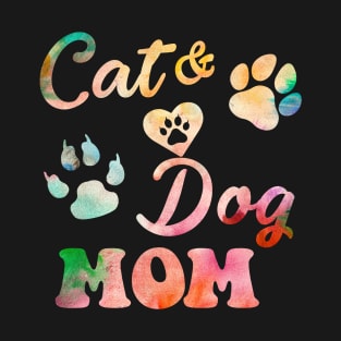 Cat And Dog Mom T-Shirt