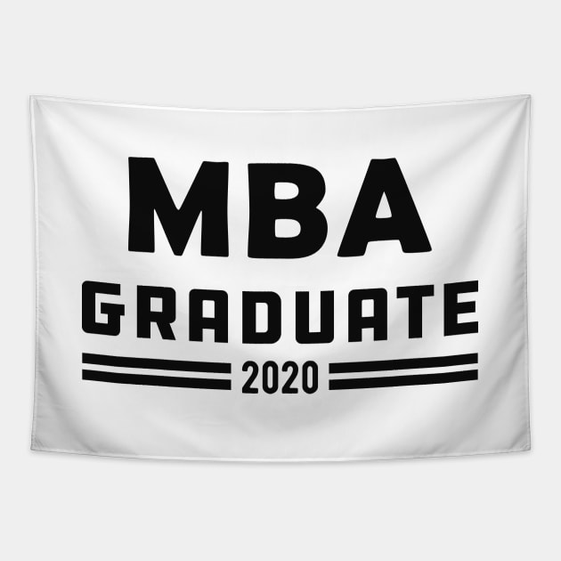 MBA Graduate 2020 Tapestry by KC Happy Shop