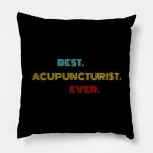 Best Acupuncturist Ever - Nice Birthday Gift Idea Pillow