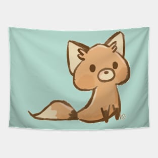 Kawaii and cute fox Tapestry