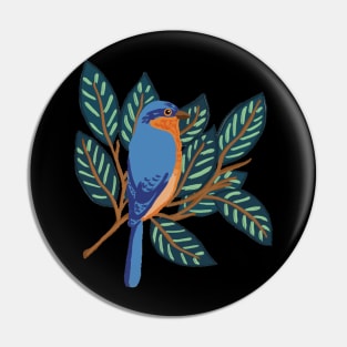 Eastern bluebird Pin