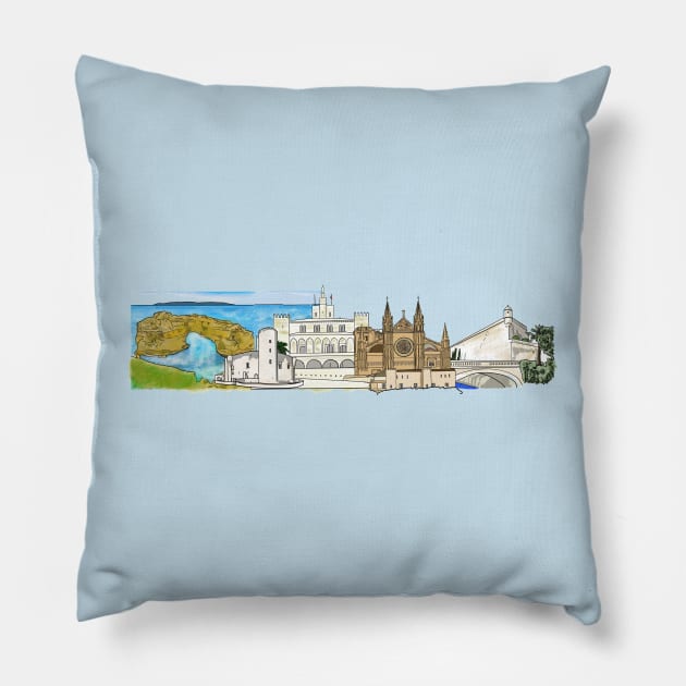 Mallorca Pillow by drknice