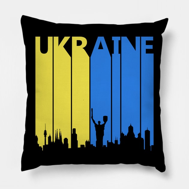 Love Ukraine Support Pillow by GWENT