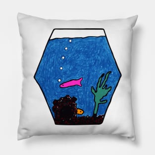 Fishbowl Smishbowl With Fish In A Bowl Pillow