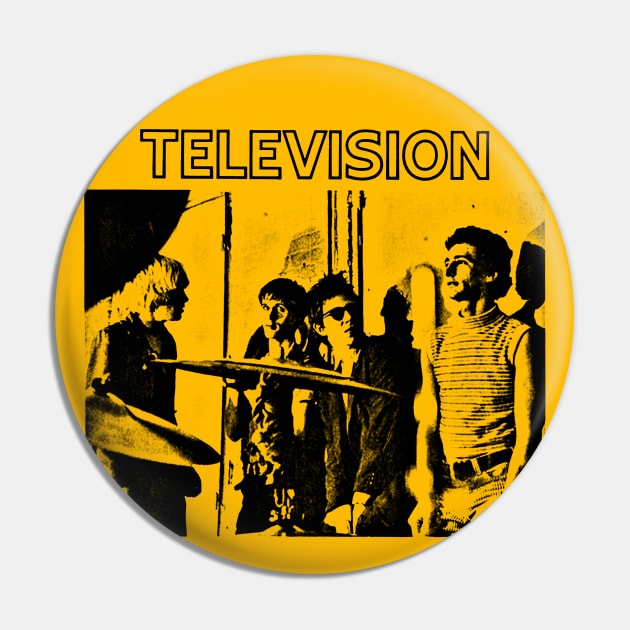 Television ////// Punk Design Pin by CultOfRomance
